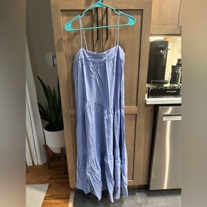 Abercrombie & Fitch Asymmetrical Tiered Maxi Dress